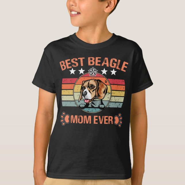 Best Beagle Mamma någonsin T Shirt (Framsida)