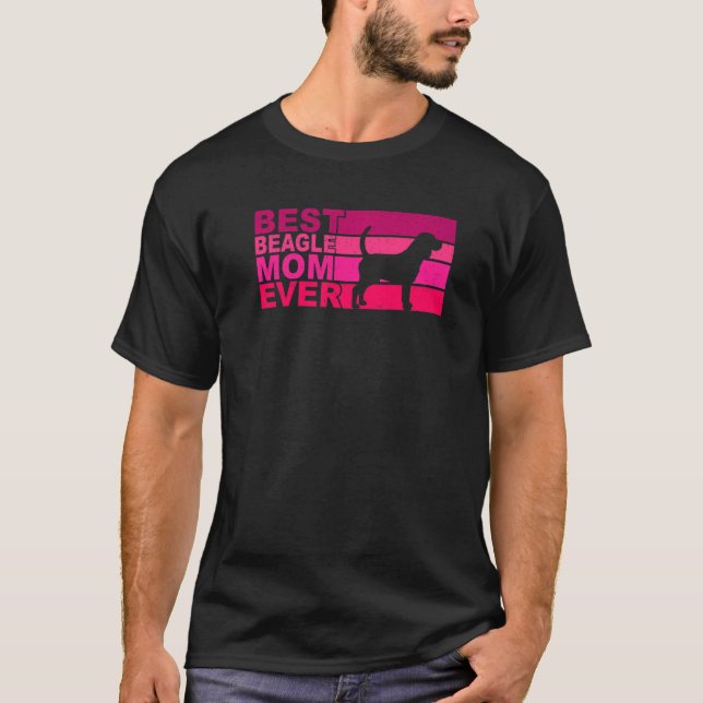 Best Beagle Mamma någonsin T Shirt (Framsida)