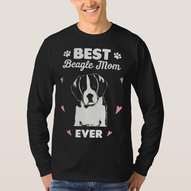 Best Beagle Mom Beagle Dog Love T Shirt (Framsida)