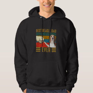 Best Beagle Pappa All Retro Vintage Beagle Far Hoodie