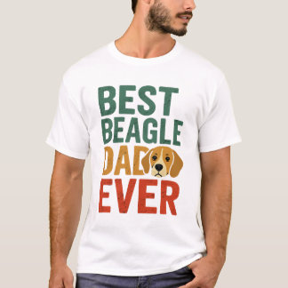 Best Beagle Pappa någonsin T Shirt