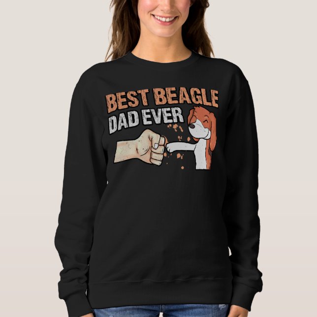 Best Beagle Pappa pappa Hundägare Far T Shirt (Framsida)