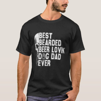 Best Bearved Beer Lovin'Pappa Allfunny Drinki T Shirt