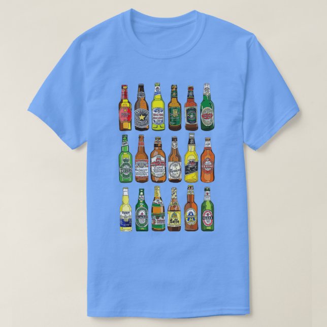 Best Beer Flaskor T T Shirt (Design framsida)