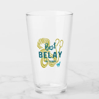 Best Belay in Town Pint Glass Glaskopp