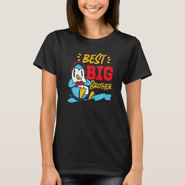 Best Big Brother-spelpenguin T Shirt (Framsida)