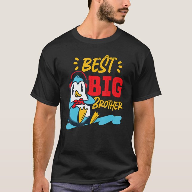 Best Big Brother-spelpenguin T Shirt (Framsida)