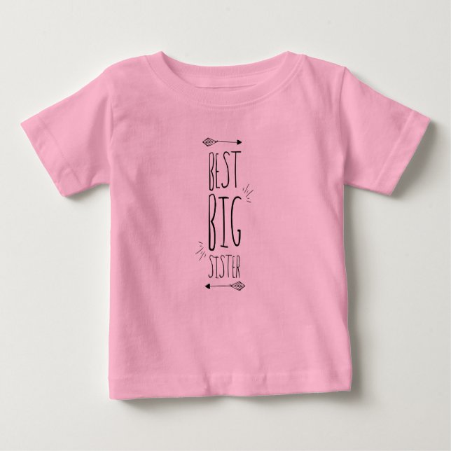 Best big sister! t shirt (Framsida)