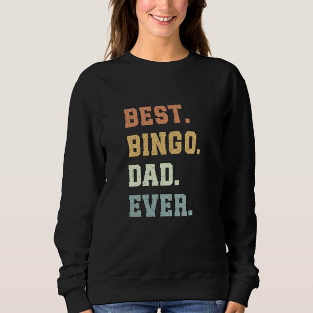 Best Bingo Pappa någonsin Fars dag Funny Bingo T Shirt (Framsida)