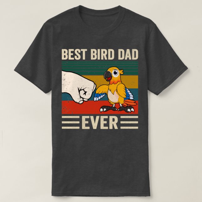 Best Bird Pappa Alltid Bird Pappa T Shirt (Design framsida)
