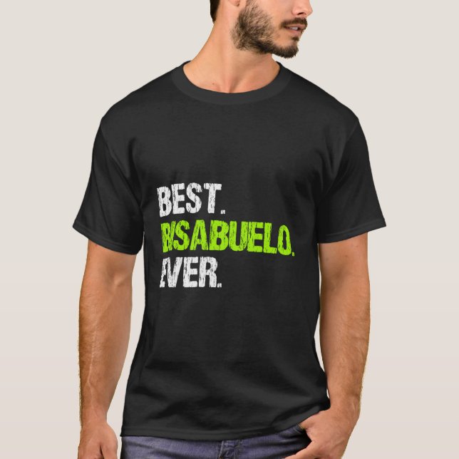 Best Bisabuelo någonsin T Shirt (Framsida)