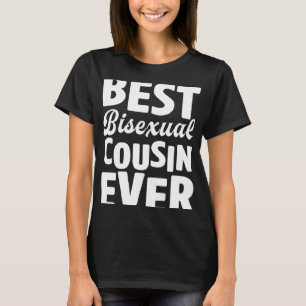 Best Bisexual Cousin All Bisexual Pride Family Co T Shirt