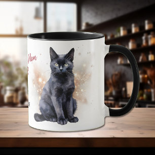 Best Black Cat Mamma någonsin Star Confetti Mugg