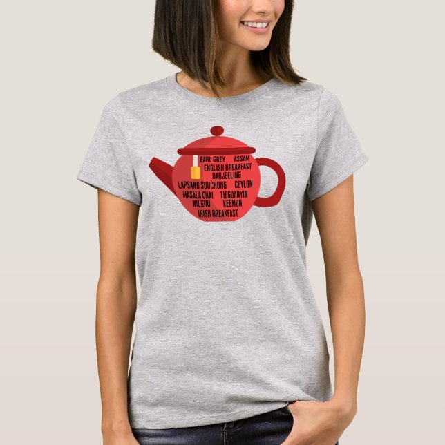 Best Black Teas Tekanna T Shirt (Framsida)