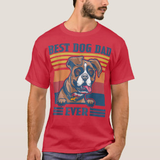 Best Boer Pappa någonsin Rolig hund Pappa Fars dag T Shirt