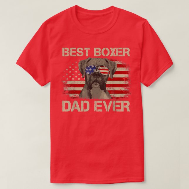 Best Boer Pappa någonsin T Hund älskare American F T Shirt (Design framsida)