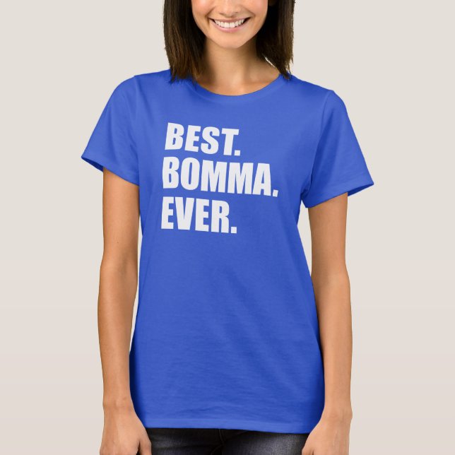 Best Bomma någonsin Flemish Belgium Grandma T Shirt (Framsida)