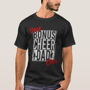 Best Bonus Cheer Pappa någonsin Cheerlead T Shirt