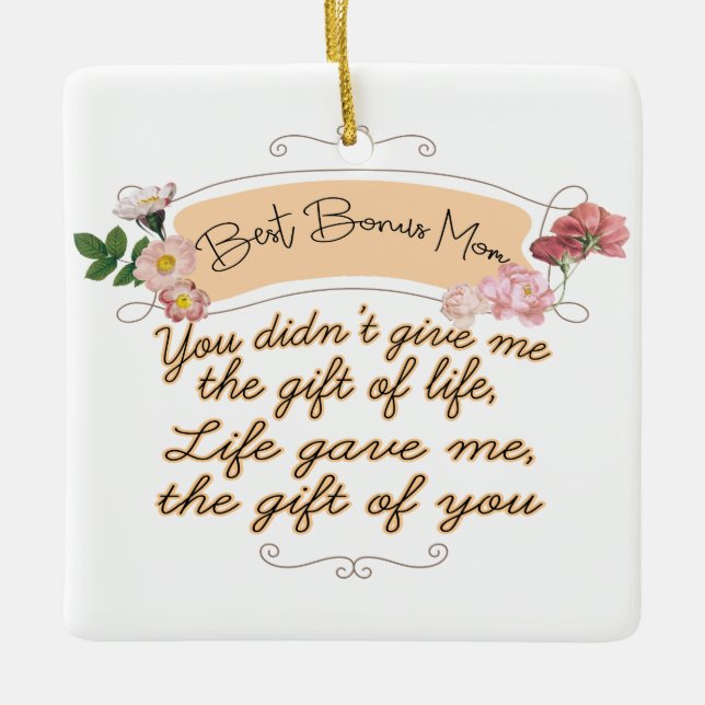 Best Bonus Mamma Julgransprydnad Keramik (Framsida)
