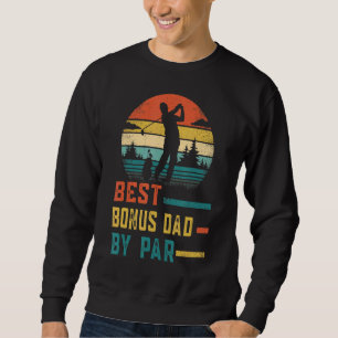 Best Bonus Pappa efter Fars dag Golf Pappa Lång Ärmad Tröja