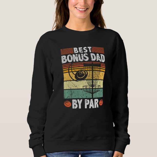 Best Bonus Pappa efter Par Frisbee Disk Golf Pappo T Shirt (Framsida)