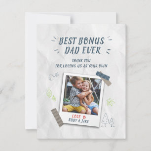 Best Bonus Pappa Fars dag Stepdad Anpassningsbar P