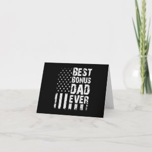 Best Bonus Pappa någonsin American Flagga Kort