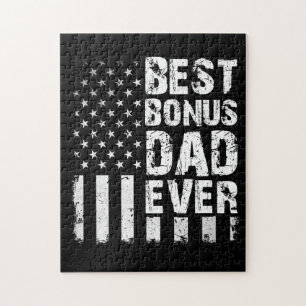 Best Bonus Pappa någonsin American Flagga Pussel