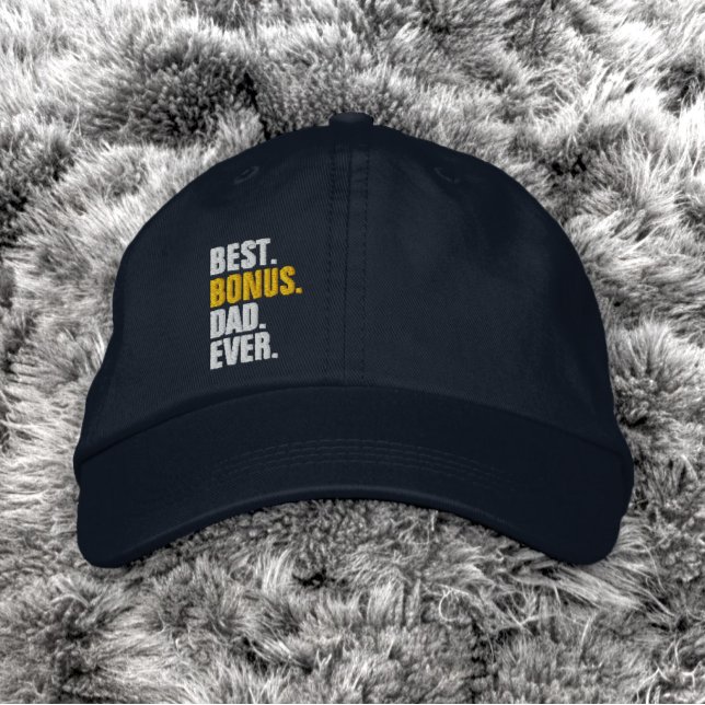 Best Bonus Pappa någonsin Stepfather Fars dag Broderad Keps (Best Bonus Dad Ever Stepfather Fathers Day Embroidered Baseball Cap
from Ricaso. For the stepdad)
