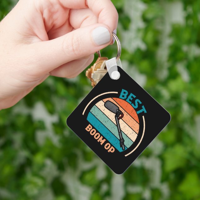 Best Boom Op - nyckelkedjan Retro Stil Nyckelring (Hand)