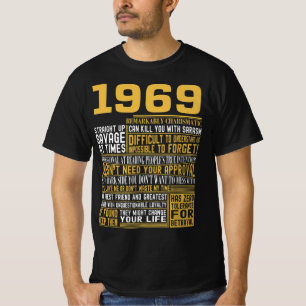 Best Born 1969 Facts for Manar, Womens, Bday Gif T Shirt