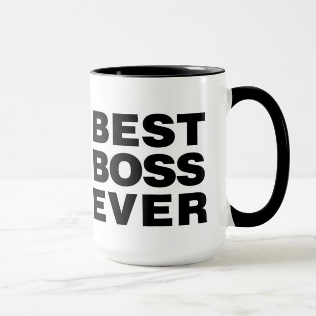 BEST BOSS EVER MUGG (Höger)