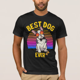 Best Boston Terrier Hund någonsin Retro T Shirt