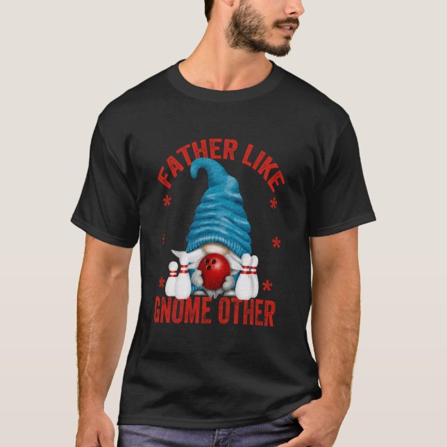Best Bowler Dad Quote for Men Funny Bowling Father T Shirt (Framsida)