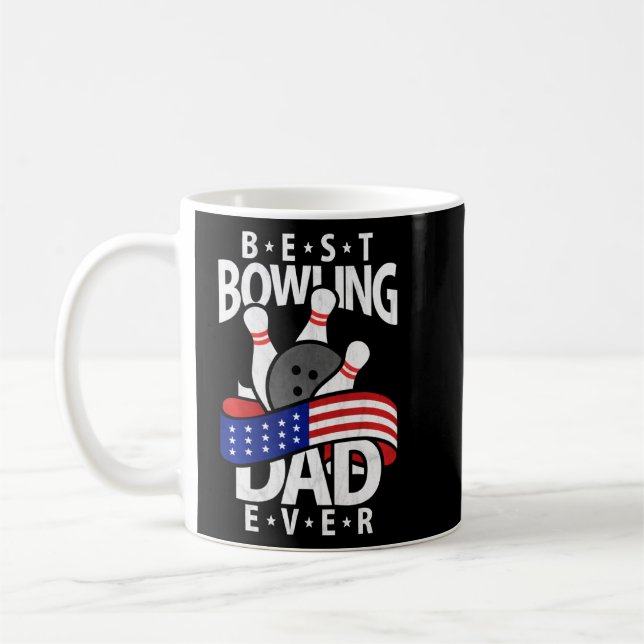 Best Bowling Pappa någonsin Kaffemugg (Vänster)