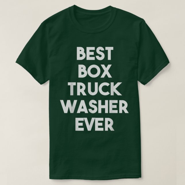 Best Box Lastbil Washer nånsin T Shirt (Design framsida)
