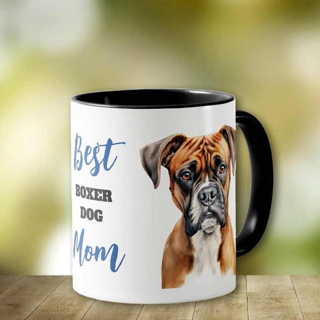 Best Boxer Hund Mamma Mugg (Skapare uppladdad)