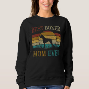 Best Boxer Mamma Mors dag Vintage Hund W T Shirt