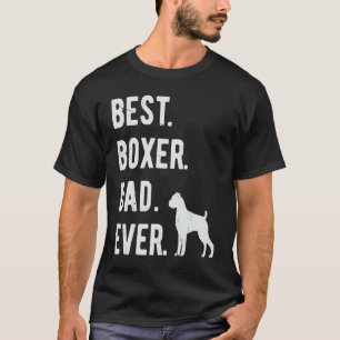 Best Boxer Pappa Manar Boxer Hund Pappa T Shirt