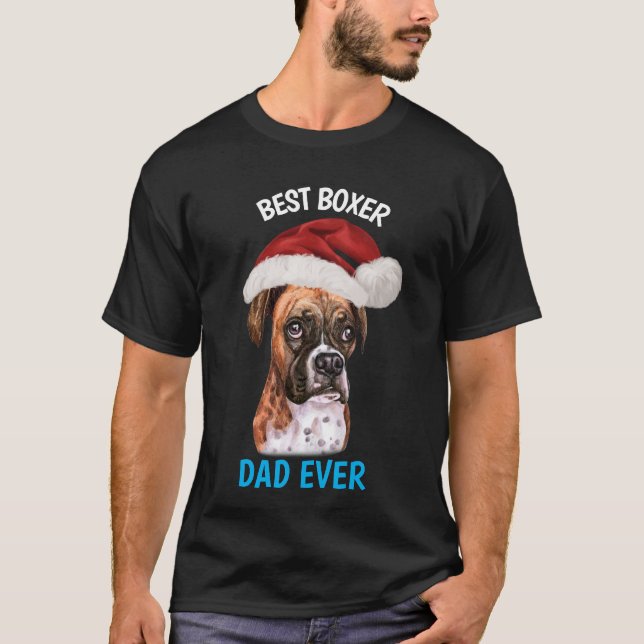 Best Boxer Pappa någonsin T-Shirt (Framsida)