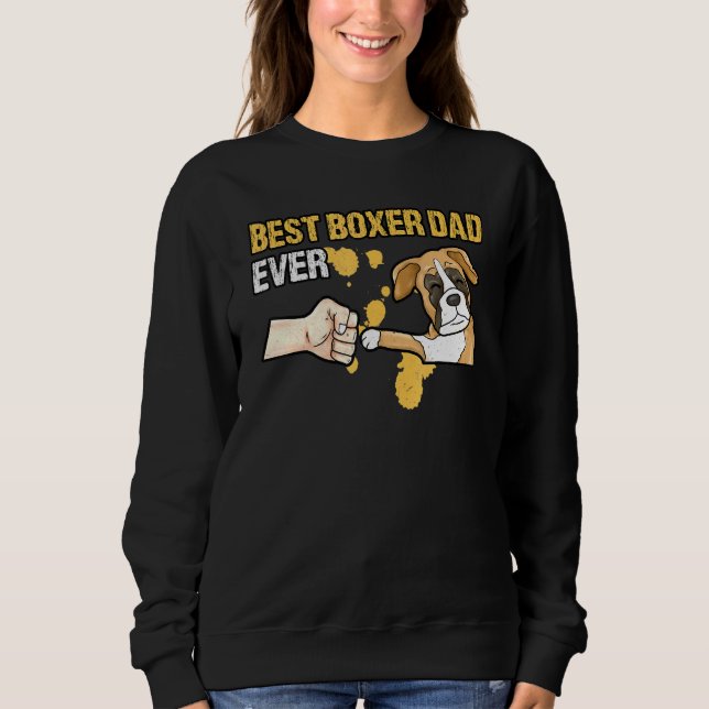 Best Boxer Pappa pappa Hundägare Far T Shirt (Framsida)
