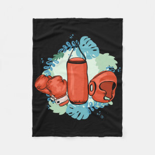 Best Boxing Art För barn Manar Kvinnor handskar Bo Fleecefilt