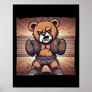 Best Boxing Art För barn Manar Kvinnor handskar Bo Poster