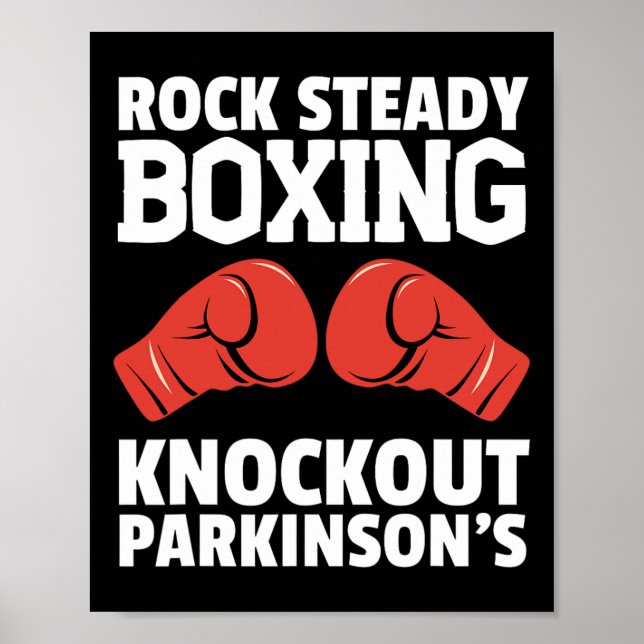 Best Boxing Art För barn Manar Kvinnor handskar Bo Poster (Framsidan)