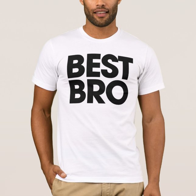 Best Bro T-shirt (Framsida)