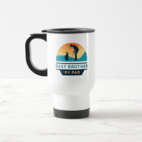 Best Brother by Par Retro Golf Älskare Novelty