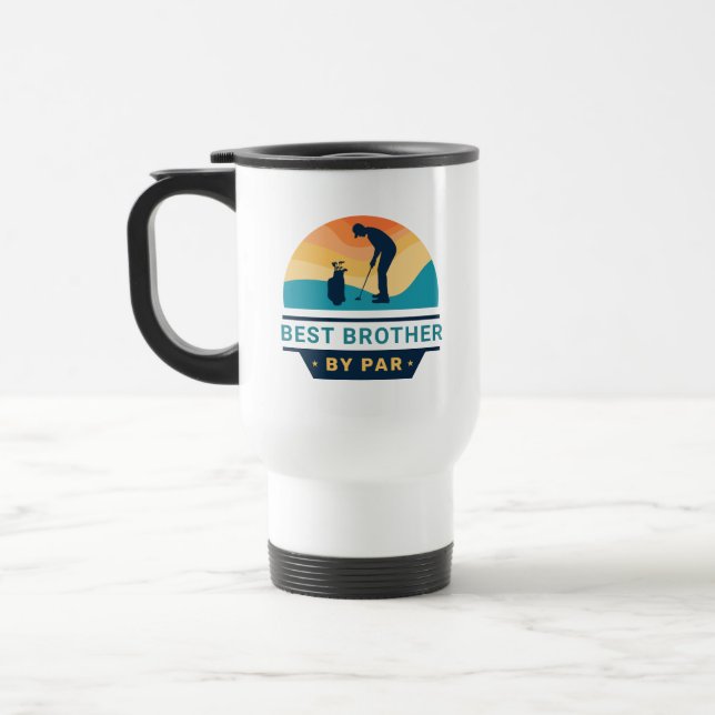 Best Brother by Par Retro Golf Älskare Novelty Resemugg (Vänster)