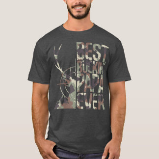 Best Buckin Papa Ever Funny Deer Hunter Cool Hunti T Shirt