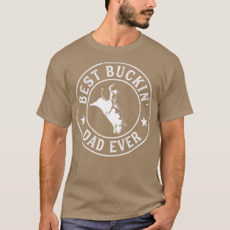 Best Buckin Pappa någonsin CowboyBull Riding Rodeo T Shirt