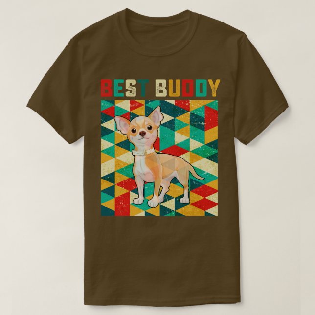 Best Buddy Chihuahua T Shirt (Design framsida)